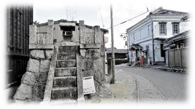 知多市岡田中谷「街並み保存通り」と長浦神社