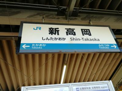 北陸観光フリーきっぷの旅　08.新高岡駅