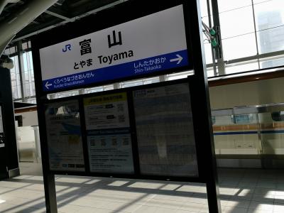 北陸観光フリーきっぷの旅　10.富山駅