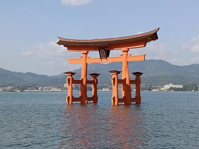 2023年10月厳島神社、錦帯橋温泉へ