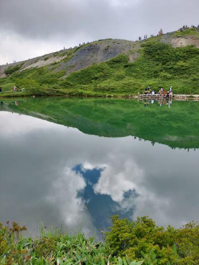 白馬で温泉に山に