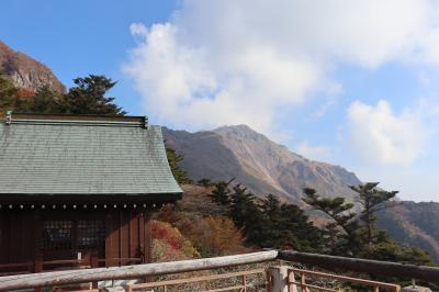 【登山】紅葉の普賢岳へバスと徒歩で