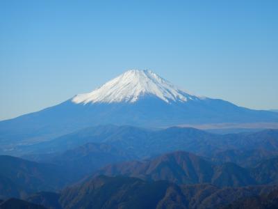 2023 秋の丹沢ハイキング 快晴の塔ノ岳（長尾尾根）