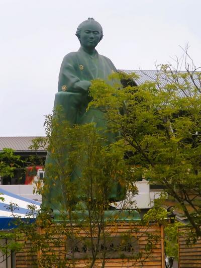 高知-1　高知駅あたり　高知空港着　連絡バスで　☆龍馬・牧野博士のふるさと