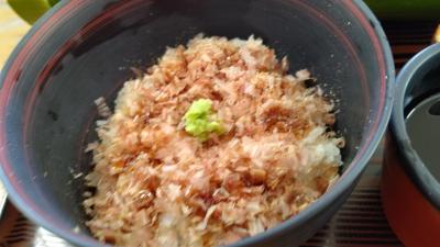 富士山とわさび丼