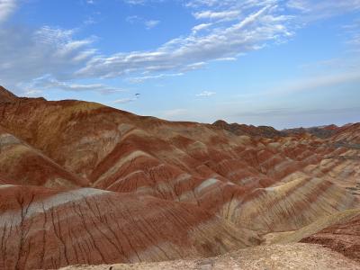 中国大西北周遊3,500Kｍ激走10日間 8日目　後半 甘粛省 張掖(七彩丹霞）