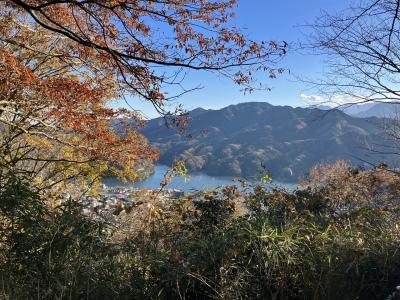 相模湖を目指して、景信山からハイキング