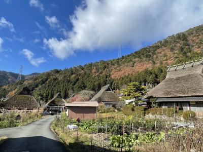 秋の美山かやぶきの里へ一泊旅行