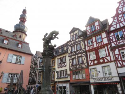 心の安らぎ旅行（2023年４年ぶりのドイツ♪Cochem コッヘム Marktplatz マルクト広場Part147）