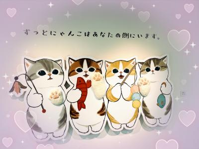 京の週末　カワイイがあふれてる(=^x^=) サメにゃん、えびにゃん mofusand展♪ 地下道のスーパーマリオ☆