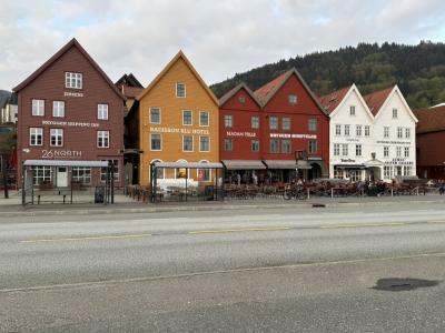 【北欧周遊１人旅７】２カ国目ノルウェー　ベルゲン「ブリッゲン＆フロイエン山からの眺め」