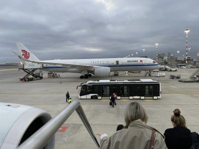 エアチャイナ（中国国際航空）搭乗記ー成田から上海経由でミラノへー