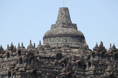ボロブドゥール寺院 ミニチュア 銀細工 インドネシア製 銀細工ボロブドゥール寺院インドネシア