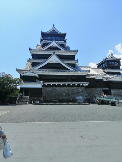 夫婦旅　JALミステリーツアー　熊本と宮崎高千穂の旅　熊本城