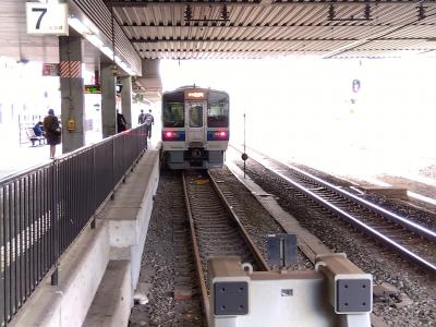 区間快速取材と散髪、そして、瀬戸大橋の車両点検