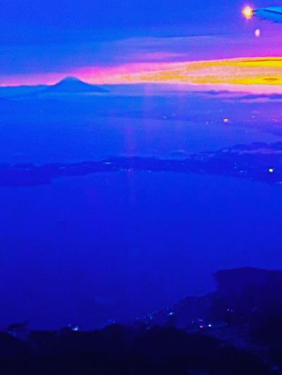 JAL634便ｃ　熊本⇒羽田　輝く夜景を眼下に　東京国際空港へ　☆千葉港コースで
