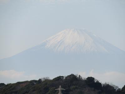 獅子舞谷七曲りから見る富士山