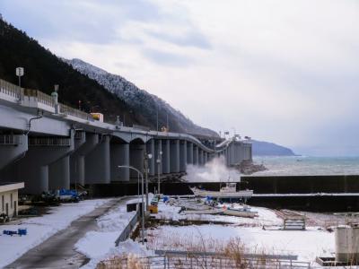 荒波あんこうを求めて糸魚川へ　　公共交通機関利用の日帰り旅