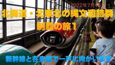 北海道・北東北の縄文遺跡群制覇の旅1   新幹線と在来線で一戸に向かいます