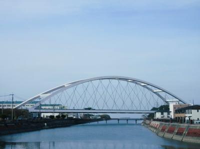 三池炭鉱専用鉄道敷跡をゆく(9) 三池港逍遥 ~路面電車が走っていた、三川の街~