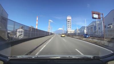 島田市へ 2023.12.07 =3.復路(時々見える富士山を見ながら…)=