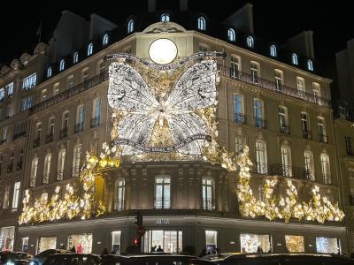 ワンワールド・エクスプローラーで南極帰りの寄り道のParisでXmasイルミネーションその１