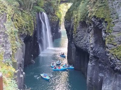 日本の日向、宮崎へ！縦断 高千穂～えびの～霧島へ  初日～1.5日目