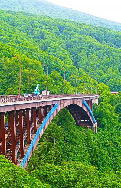 Refresh紀行-1　城ヶ倉大橋　全長360ｍ歩いて　☆山々と渓谷＊大パノラマ