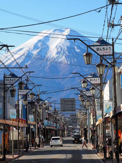 富士吉田２丁目商店街と田貫湖