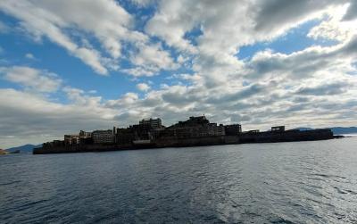 長崎で軍艦島みて、雲仙で濁り湯の旅