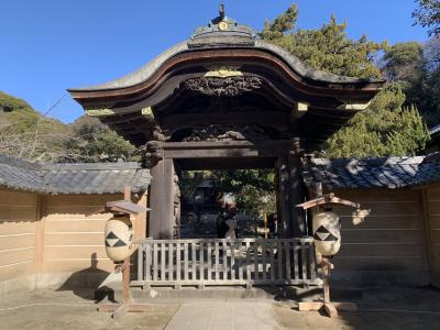 元旦に北鎌倉　円覚寺　建長寺