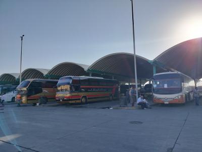 エジプト個人旅行NO28(カイロ空港からアレキサンドリア行きバス停へ)
