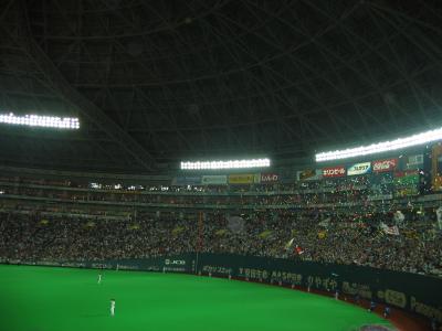 2003年NPB日本シリーズ第７戦、関東のタイガースファンが福岡のライトスタンドにて、、、