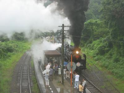 蒸気機関車、懐かしく拝見しまして[山陰山陽ロングツーリング]