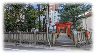 縣(あがた)神社、八幡神社、屋根神様　(岐阜駅周辺の神社)