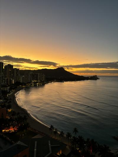 2024年1月　4年ぶりのハワイ　またまた帰りの飛行機欠航 1日目ワイケレ　2日目ノースショア