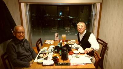 草津です―梅の花、草津宿本陣、梅の花で新年会