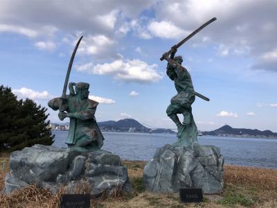 武蔵と小次郎が死闘を繰り広げた巌流島を初訪問