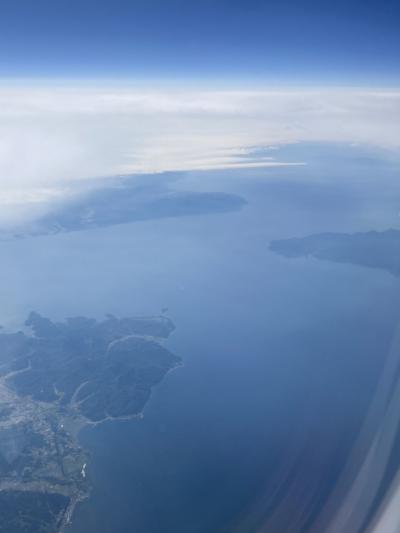 2022年5月 旭川出張。往路の青森県上空から、夏泊、大間、恐山などなど、いつか行ってみたい陸奥湾・下北半島のポイントを確認！