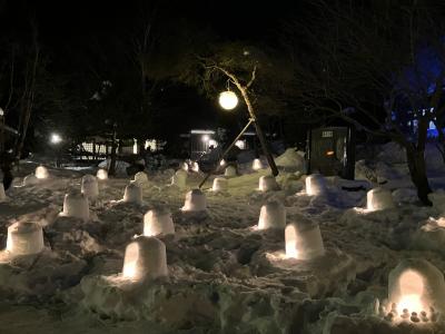 湯西川温泉　かまくら祭☆帰りはバスに乗れない人も(;^_^A