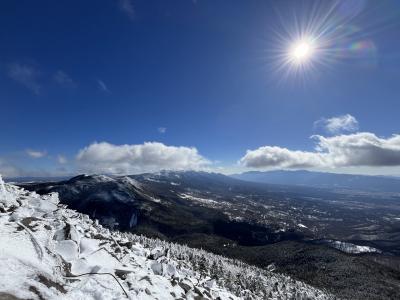 蓼科で雪山登山とオーベルジュ