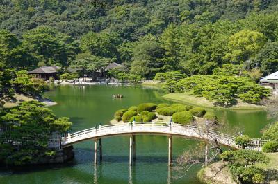 栗林公園とうどん巡り in 香川