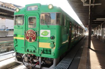 ストーブ列車に揺られて：動きが取れない1時間40分・・・仙台で神社巡り《後編》