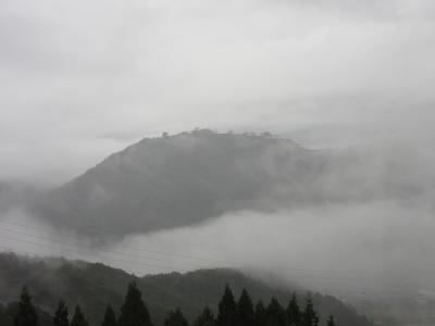 2023年11月10日：ダムカード収集-87 & 近畿道の駅SR-30 兵庫中部編（その１）雨の中「立雲峡」で「天空の城　竹田城」を望む