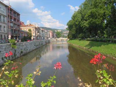 2023/8 世界一周航空券 夏旅のハイライト④サラエボ 到着 旧市街散歩