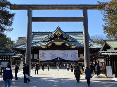 2024年2月　千鳥ヶ淵・靖国神社