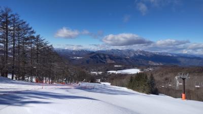 冬休み三世代旅行、白樺湖(池の平ホテルと白樺高原ホテル)で雪遊び