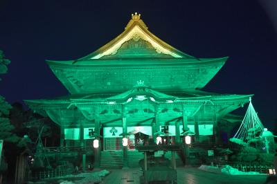 国宝善光寺灯明まつり「平和&amp;地球環境」