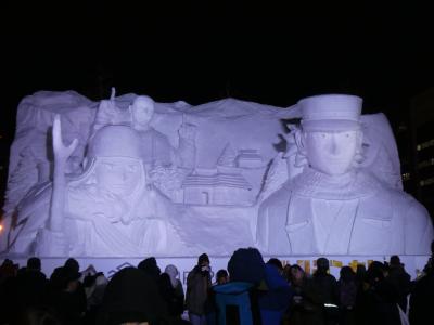 2024年のさっぽろ雪祭り　大通り