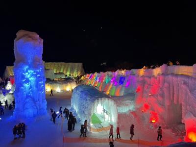 さっぽろ雪まつりと支笏湖氷濤(ひょうとう)まつり